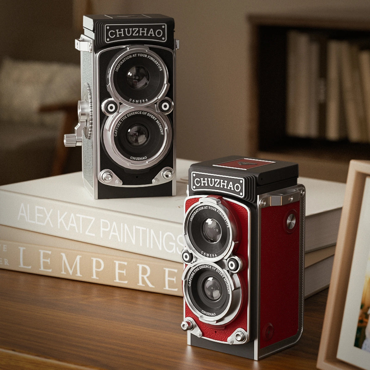 CHUZHAO Mini Retro Digital Camera with 1.54Inch Screen 1080P Video 12MP Photos Compact Vintage Portable for Birthday Gift